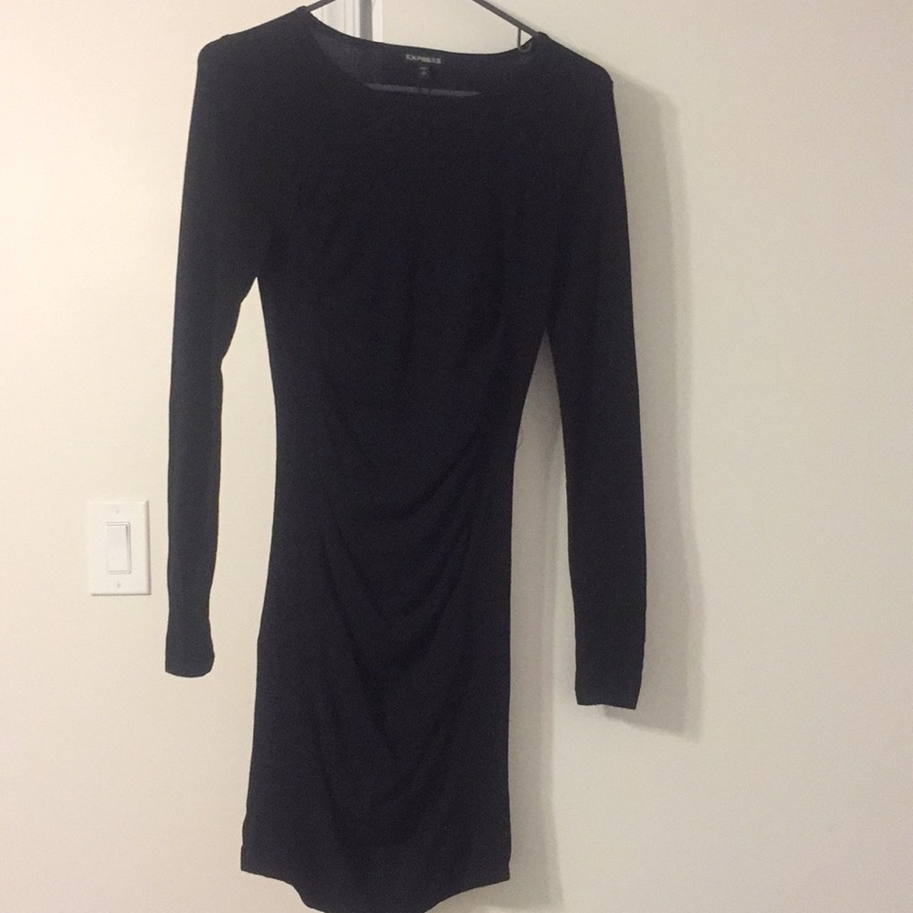 Express black sweater dress